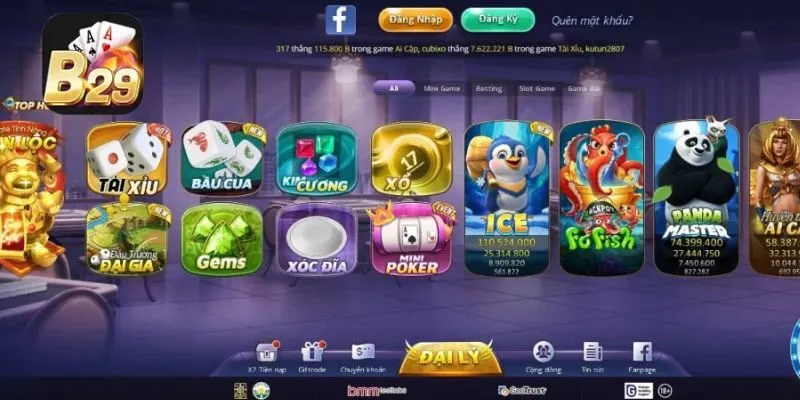 Lỗi phổ biến khi đăng nhập chơi game trên b29