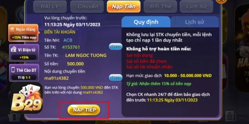 Nên vào đúng link an toàn của nền tảng